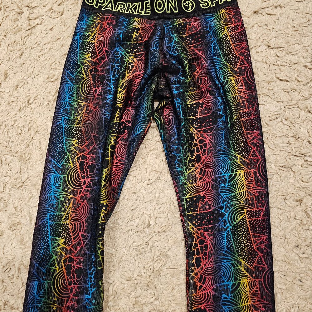 Zumba Rainbow Capris Size M